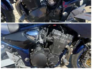 SUZUKI GSF 1200 S BANDIT IMPECABIL RECENT ADUS DIN GERMANIA ,side case,revizii la zi,perfect functional,fara defecte Toba BOS+originala Saua custom — miniatura 7