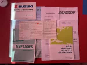 SUZUKI GSF 1200 S BANDIT IMPECABIL RECENT ADUS DIN GERMANIA ,side case,revizii la zi,perfect functional,fara defecte Toba BOS+originala Saua custom — miniatura 8