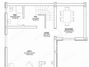 Casa de vanzare 4 camere 110mpu 2 parcari zona Lidl Arhitectilor — miniatura 4