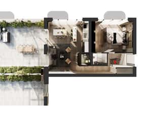 HILS Sunrise Duplex cu 4 camere tip 3 — miniatura 2