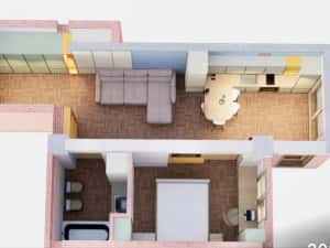 Apartament cu doua camere — miniatura 2