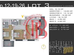 Apartament 3 camere-Promotie Parcare-Theodor Pallady — miniatura 1