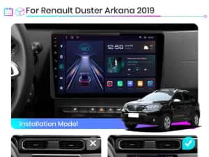 Navigatie Android 14 Dacia Duster , Carplay Android Auto + Camera — miniatura 5