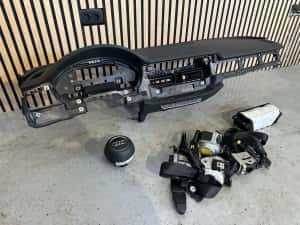 Kit airbag Audi A5 8W plansa bord airbag volan centuri — miniatura 2