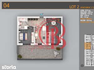 Apartament superb 2 camere cu terasa - Pallady Metrou Teclu — miniatura 4