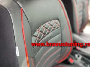 Set complet Huse scaun auto Piele Ecologica Audi,Skoda,Opel,Vw,Duster — miniatura 3