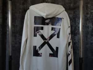 Hanorac OFF-White • Calitate TOP • Caravaggio Arrows Zip Up — miniatura 1
