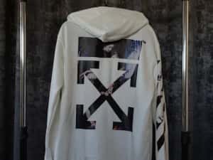 Hanorac OFF-White • Calitate TOP • Caravaggio Arrows Zip Up — miniatura 9