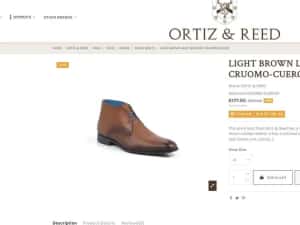 Ghete lace up 45 46 lucrate manual Ortiz & Reed NOI piele naturala — miniatura 8