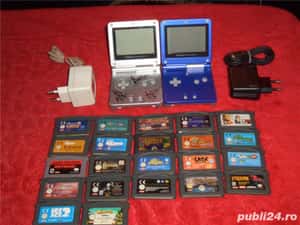 Game Boy SP cu Incarcator + Jocuri (schimb) — miniatura 3