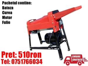 Batoza Sfarmatoare Desfacatoare Curatator Porumb Alimentare Galeata Sac Capacitate Mare 1500-2000kg/ora + Motor 2 kW + LIVRARE GRATUITA MH — miniatura 3