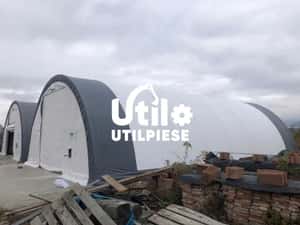 cort industrial depozitare 12x30m nou garantie - otel inoxidabil — miniatura 3