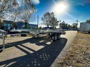 Remorca transport auto,platforma,atv,utv,snowmobil,2700kg,4.5mx2.1m — miniatura 3