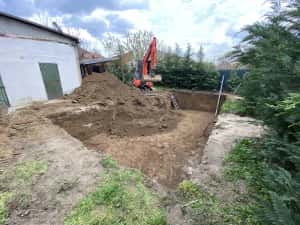Inchiriere Miniexcavator bobcat excavator transport — miniatura 7