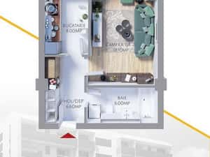 Inchiriez garsoniera Abangarden 3 Bartolomeu — miniatura 1