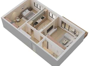 Investitia ta smart in 2 camere de 73.59Mp Locatie Premium zona Coresi — miniatura 5