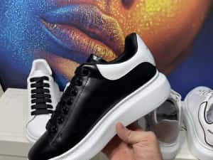 Adidasi Alexander McQueen piele naturala 100% Full Box colectie noua — miniatura 6