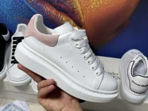 Adidasi Alexander McQueen piele naturala 100% Full Box colectie noua — miniatura 7