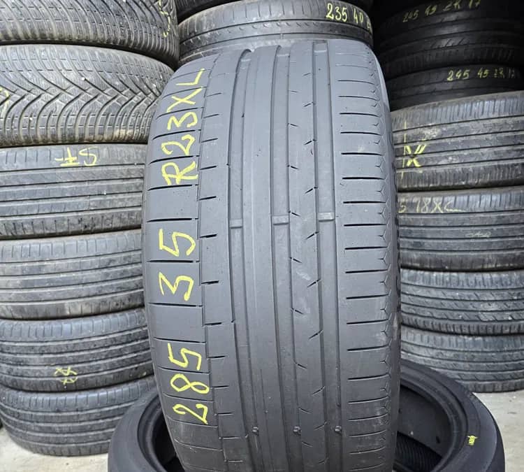 2 Anvelope Vară Continental Contact6  285/35 R23XL Impecabile DOT 0824. — fotografie 1 din 10