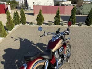 HONDA VT 750 C2 SHADOW AMERICAN CLASIC EDITION,45 CAI se conduce cu permis cat A2,recent adusa din GERMANIA,absolut impecabila+colorit deosebit+crom — miniatura 4