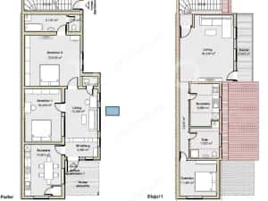 Casa cu garaj acces auto 2 apartamente separate zona Piata Cluj Sibiu — miniatura 5