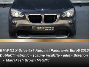 BMW X1 2.0d Euro5 177cp Automat Xdrive Panorama Garantie — miniatura 9