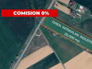 COMISION 0% Teren intravilan de 20.000 mp, front de 52 ml, zona Sag