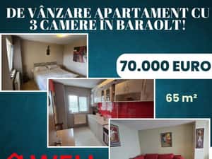 De vânzare apartament cu 3 camere în Baraolt! — miniatura 3