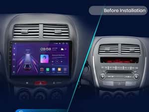 Navigatie Android Mitsubishi ASX , Carplay Android Auto Waze Youtube — miniatura 10