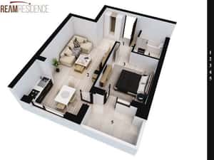 Apartament 2 camere, Dream Residence Rahova — miniatura 3