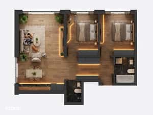 3 camere pentru familie | parc privat | acces rapid A1 — miniatura 6