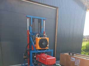Masina de FORAJ DIESEL 28cp 100m prajina si 5 sape 9915 EURO — miniatura 6