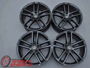 Jante Noi 17 inch Originale VW Golf 7 R-Line GTI GTD Curitiba R17 — miniatura 9