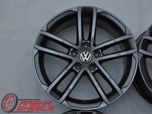 Jante Noi 17 inch Originale VW Golf 7 R-Line GTI GTD Curitiba R17 — miniatura 10
