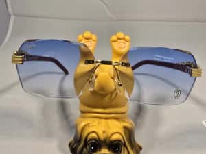 Ochelari de soare Cartier Rimless Blue, made in Italy