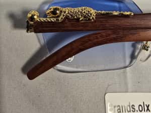 Ochelari de soare Cartier Rimless Blue, made in Italy — miniatura 4