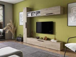 Living Pati 079 - Mobila Sufragerie Stejar + Alb — miniatura 5