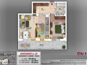 2 camere Nou investitie la 15 min metrou Grigorescu — miniatura 5