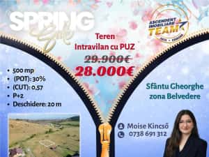 Teren intravilan cu PUZ, 500 mp, zona Belvedere, Sfantu Gheorghe — miniatura 1