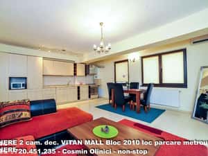 Inchiriere 2 camere decomandate Mall Vitan bloc 2010, loc parcare — miniatura 3