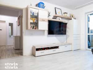 Dobroesti - vanzare apartament 2 camere mobilat complet, cu terasa — miniatura 1