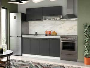 Set Mobila Bucatarie Mina Grafit 160 Gri Antracit C77 — miniatura 7