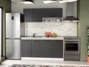 Set Mobila Bucatarie Mina Grafit 160 Gri Antracit C77 — miniatura 8