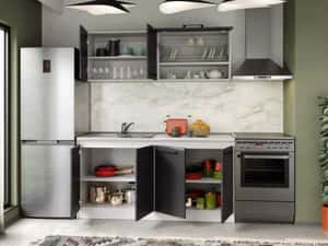 Set Mobila Bucatarie Mina Grafit 160 Gri Antracit C77 — miniatura 9