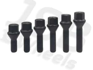 Prezoane negre noi jante aliaj M12x1.5 35 mm Renault, Dacia, Opel, BMW — miniatura 2