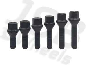 Prezoane negre noi jante aliaj M12x1.5 35 mm Renault, Dacia, Opel, BMW — miniatura 8