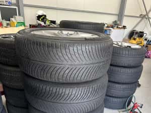 jante bmw x5 x6 g05 g06 5x112 top anvelope 265 50 19 michelin — miniatura 7