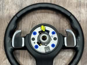 Volan Bmw Seria 5 6 7 f10 f11 f01 f12 M-sport incalzire vibratii padel — miniatura 5