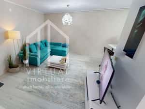 Apartament cu 3 camere, 57mp utili+balcon, mobilat, Tilisca