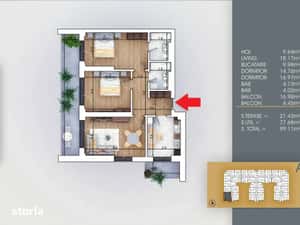 Apartament 3 Camere Metrou | Dezvoltator | Decomandat Finalizat — miniatura 4